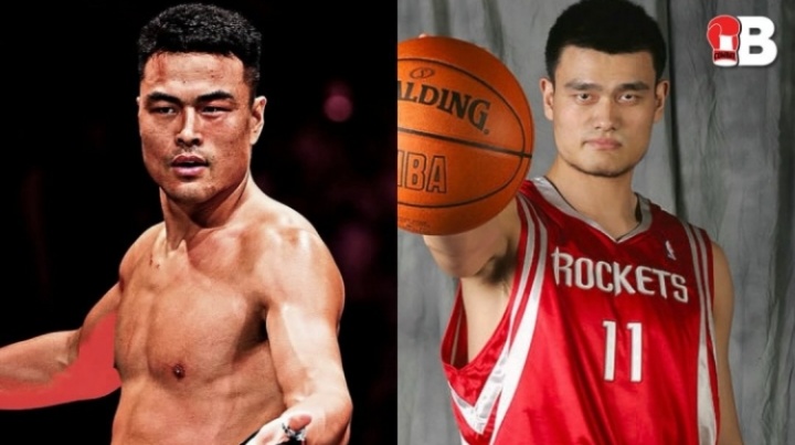 几分像?UFC“下山虎”张名扬:有时会被认成姚明